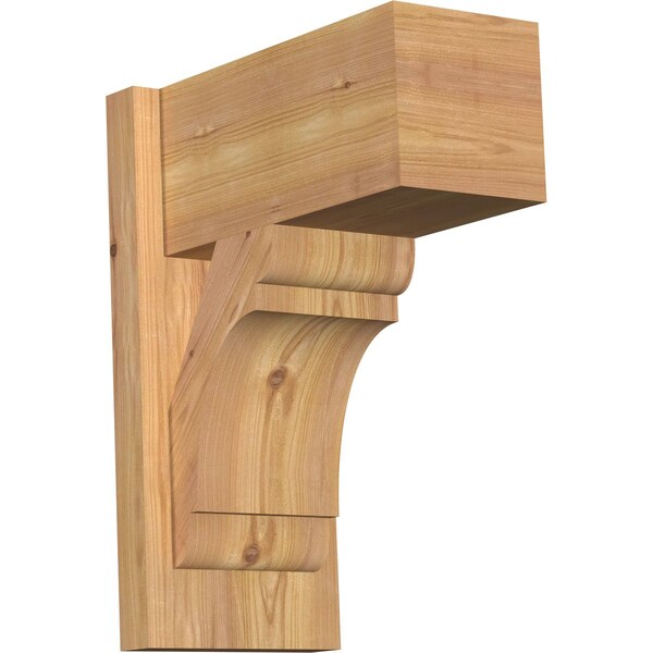 Ekena Millwork Olympic Block Smooth Outlooker, Western Red Cedar, 7 1/2"W x 14"D x 18"H OUT08X14X18OLY05SWR - main